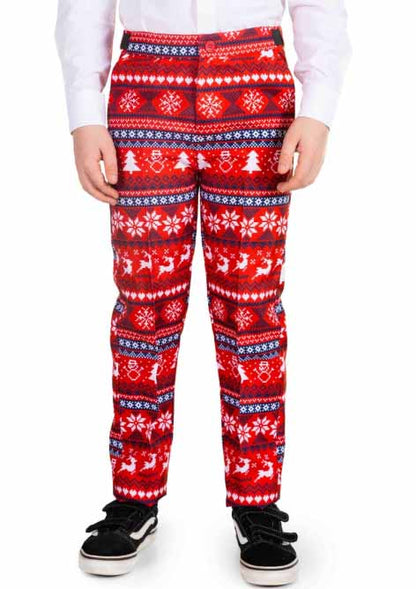 Kerstpak Jongens Rood