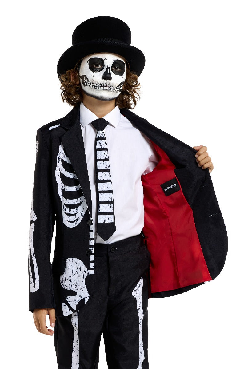 BOYS Skeleton Grunge Black