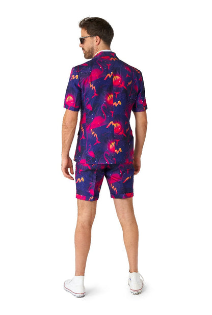 Summer Retro Neon Navy