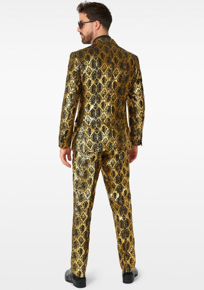 Gouden Slangenprint Pak