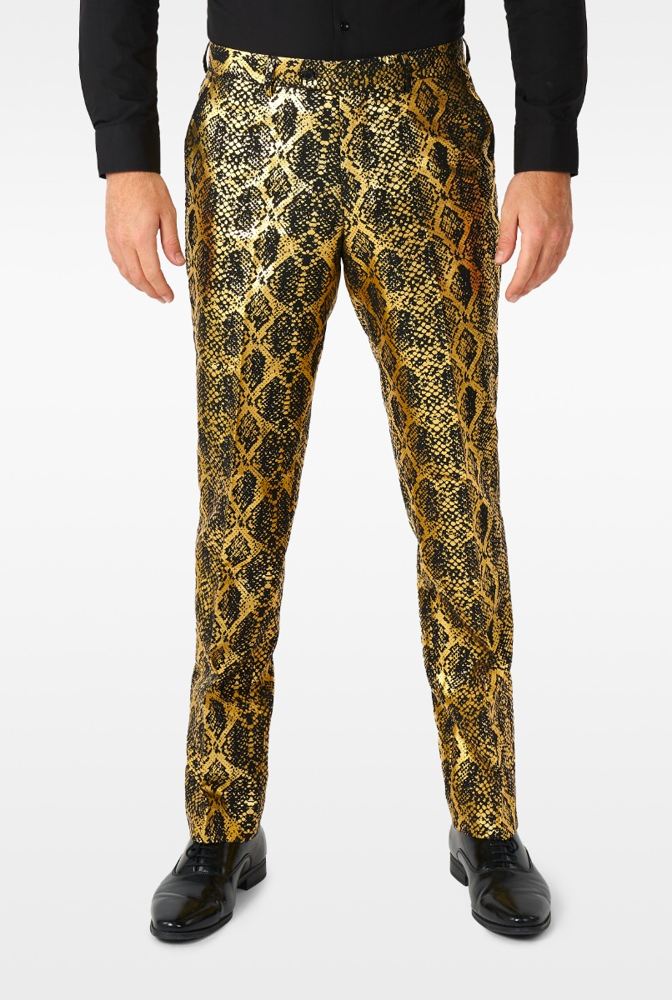 Gouden Slangenprint Pak