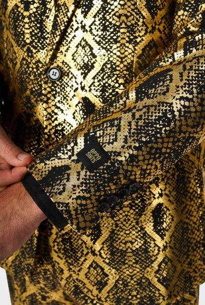 Gouden Slangenprint Pak
