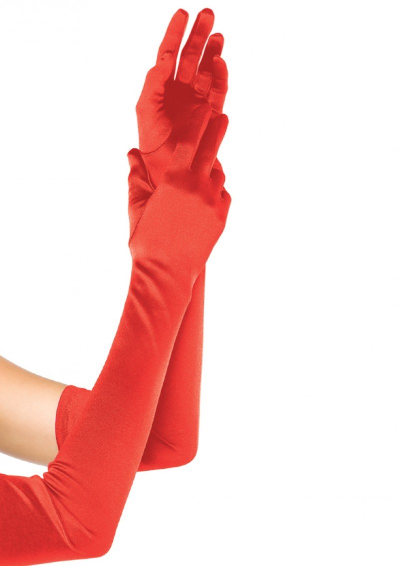 Satijnen Handschoenen, 6 kleuren