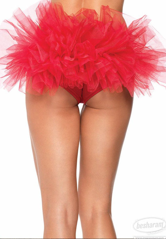 Hotpants Ruches Rood